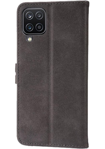 Cüzdan Kılıf Samsung Galaxy A22 4g Kabartmalı Tüm Yuvarlak Koruma Kartı (Yurt Dışından)