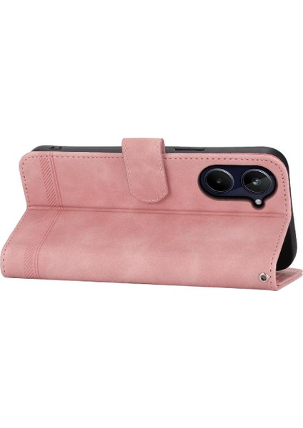 Realme 10 Pro 5g Manyetik Kapatma Bileklik Premium Kart Için Flip Case (Yurt Dışından)