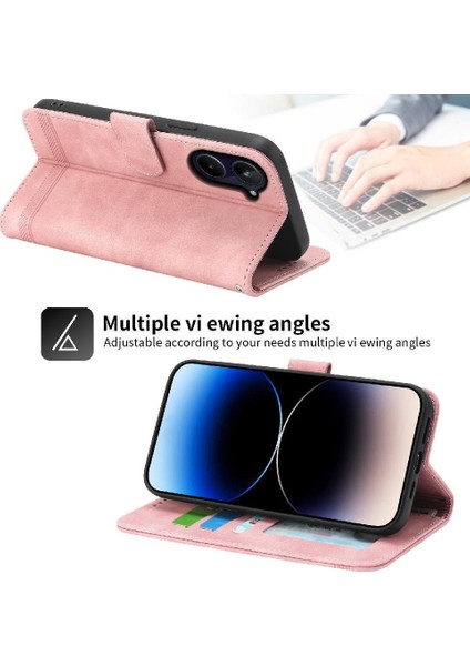 Realme 10 Pro 5g Manyetik Kapatma Bileklik Premium Kart Için Flip Case (Yurt Dışından)