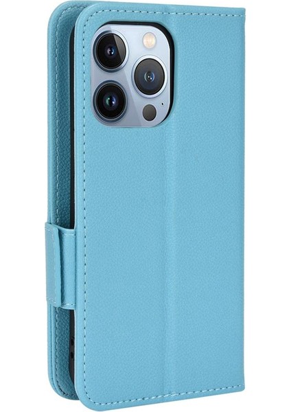 Iphone 13 Için Kılıf Pro Max Manyetik Kart Yuvaları Tutucu Pu Deri Yan (Yurt Dışından)
