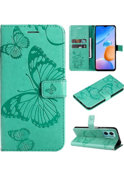 Xiaomi Redmi Not 11E Için Flip Case Pu Deri Darbeye Kapak Manyetik (Yurt Dışından)