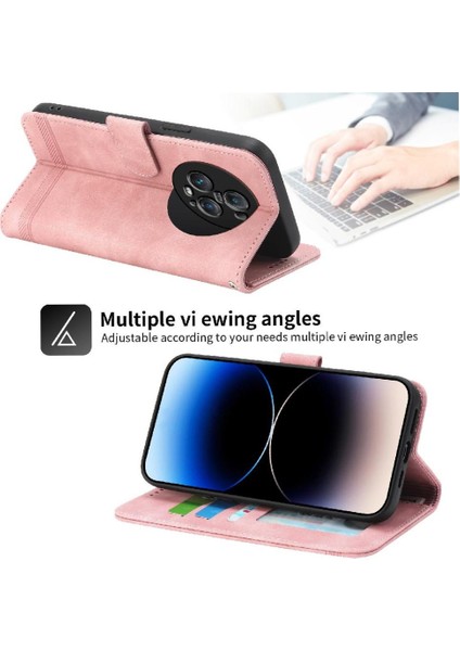 Onur Sihirli 5 Pro Için Flip Case Nakit Cep Bileklik Kart Yuvaları Manyetik (Yurt Dışından)