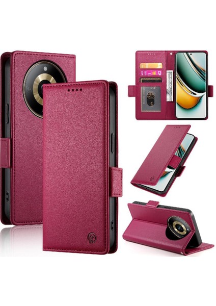 Realme 11 Pro Flip Kartvizit Yuvaları Cüzdan Günlük Kullanım Için Flip Case (Yurt Dışından)