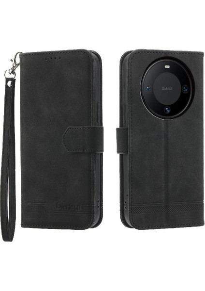 Huawei Mate 60 Nakit Cep Manyetik Kapatma Premium Kart Için Flip Case (Yurt Dışından)