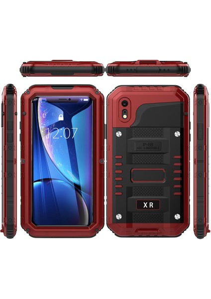 Iphone Xr Için Su Geçirmez Kılıf Metal Tam Vücut IP68 Su Geçirmez Tam Ağır (Yurt Dışından) fiyatları