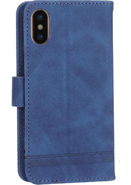 IPhone x Için Flip Case/xs Premium Kart Yuvaları Manyetik Kapatma Nakit Cep (Yurt Dışından)
