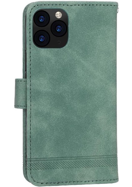 IPhone 11 Için Flip Case Pro Kart Yuvaları Bileklik Manyetik Kapatma Nakit (Yurt Dışından)