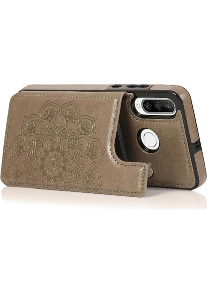 Huawei P30 Lite Flip Darbeye Dayanıklı Desen Için Kart Tutucu Kılıf ile Cüzdan (Yurt Dışından) modelleri
