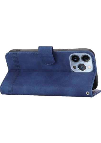 IPhone 13 Için Flip Case Pro Max Kart Yuvaları Manyetik Kapatma Premium Nakit (Yurt Dışından)