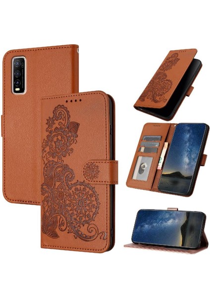 Vıvo Yvivo Kickstand Koruyucu Kapak Için Flip Case Folio Kitap Pu Deri (Yurt Dışından)