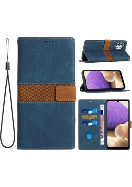 Samsung Galaxy A15 5g Için Cüzdan Durumda Çizilmeye Dayanıklı Kickstand Bilek (Yurt Dışından)