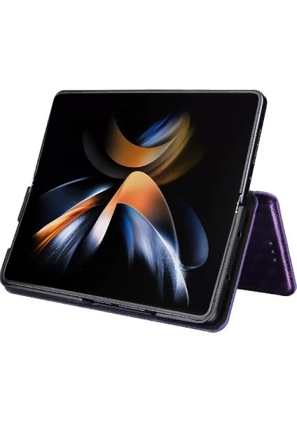 Samsung Galaxy Z Için Flip Case Fold 6 3D Desen Pu Deri Manyetik Kart (Yurt Dışından) fırsatları