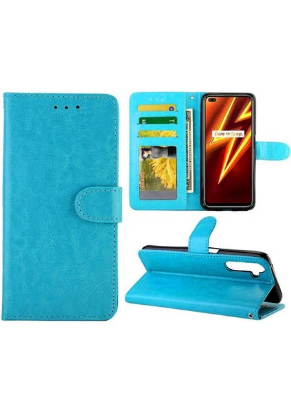 Realme 6 Pro Için Flip Case Kart Tutucu Kickstand Pu Deri Manyetik (Yurt Dışından) fırsatları