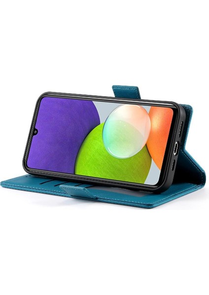 Samsung Galaxy A22 4g Kart Yuvaları Için Flip Case Cüzdan Günlük Kullanım Flip (Yurt Dışından)