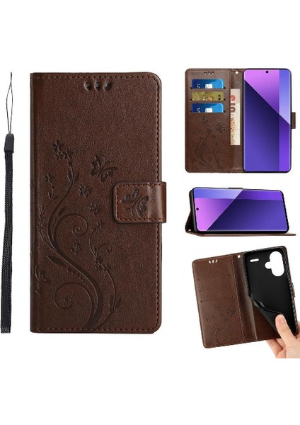 Xiaomi Redmi Not 13 Pro Artı Manyetik Kapatma Kart Tutucu Için Filp Durumda (Yurt Dışından)