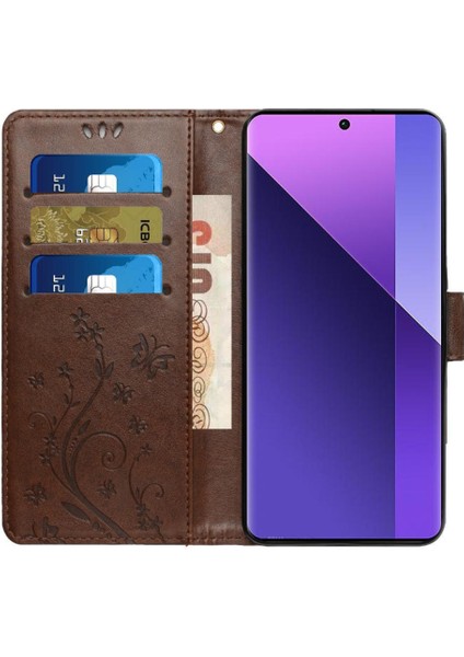 Xiaomi Redmi Not 13 Pro Artı Manyetik Kapatma Kart Tutucu Için Filp Durumda (Yurt Dışından)