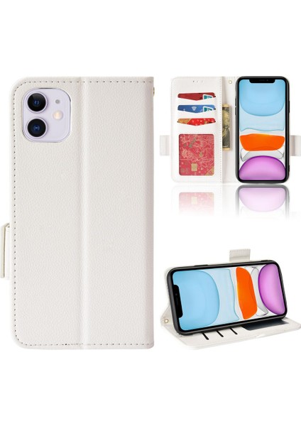 Iphone 12 Için Kılıf Mini Manyetik Cüzdan Kart Yuvaları Tutucu Yan Toka Pu (Yurt Dışından)