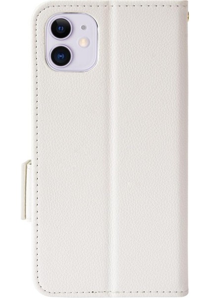 Iphone 12 Için Kılıf Mini Manyetik Cüzdan Kart Yuvaları Tutucu Yan Toka Pu (Yurt Dışından)