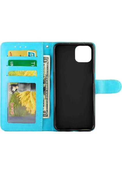 Samsung Galaxy A22 5g Için Flip Case Kickstand Kart Tutucu Darbeye Pu (Yurt Dışından) modelleri
