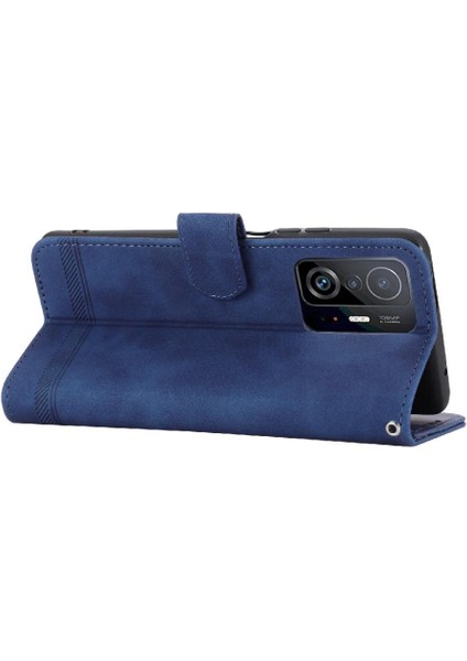 Xiaomi 11T/11T Pro Bileklik Premium Manyetik Kapatma Nakit Için Flip Case (Yurt Dışından)