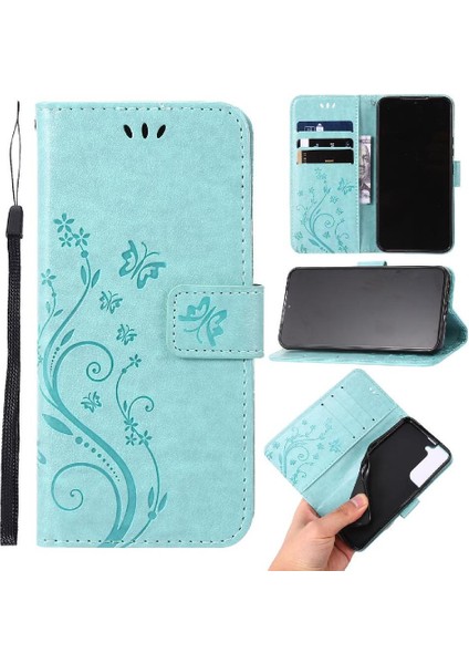 Samsung Galaxy S22 5g Kickstand Kart Tutucu Manyetik Kapatma Için Filp Durumda (Yurt Dışından)