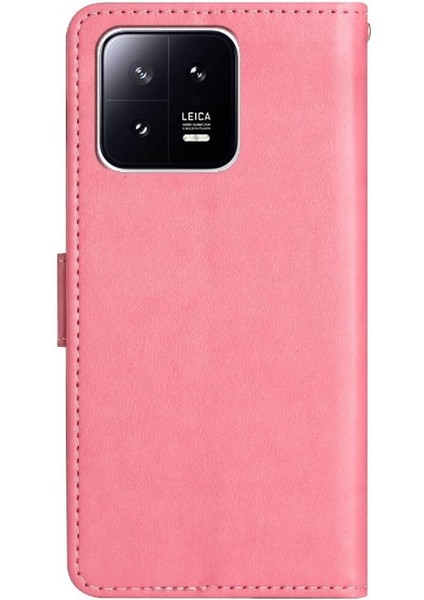 Xiaomi Redmi Not 13 4g Pu Deri Kickstand Manyetik Kart Için Filp Durumda (Yurt Dışından)