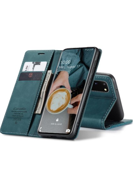 Samsung Galaxy S20 Için Flip Case Vintage Pu Deri Cüzdan Flip Folio Kitap (Yurt Dışından) modelleri