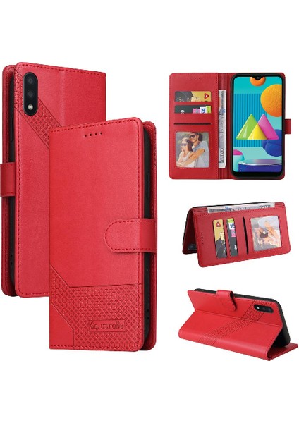 SZY Mall Samsung Galaxy A02 Üç Kart Yuvaları Kickstand Premium 4 Için Flip Case (Yurt Dışından)