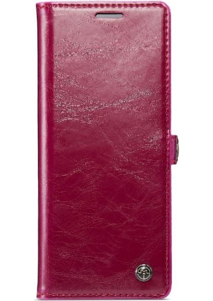 Samsung Galaxy Z Için Flip Case Fold 4 5g Çılgın At Pu Deri Retro (Yurt Dışından)