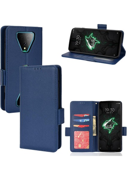 Xiaomi Siyah Köpekbalığı 3 Yan Toka Cüzdan Manyetik Kart Yuvaları Pu (Yurt Dışından)