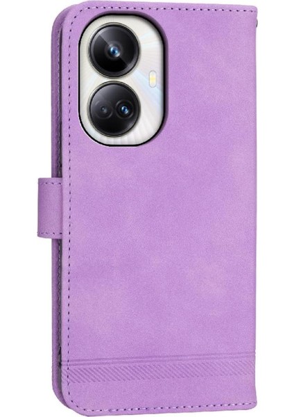 Realme 10 Pro Artı Manyetik Kapatma Nakit Cep Bileklik Için Flip Case (Yurt Dışından)