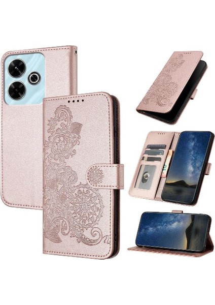 Kart Yuvası Standı ile Xiaomi Redmi 13 Kickstand Koruyucu Için Flip Case (Yurt Dışından)
