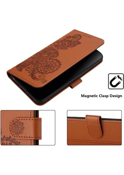 SZY Mall Kart Yuvası Standı ile Xiaomi Redmi 13 Kickstand Koruyucu Için Flip Case (Yurt Dışından)