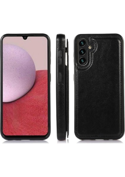 Cüzdan Kılıf Samsung Galaxy Galaxy 5g Için Kickstand Çift Manyetik Toka Pu (Yurt Dışından)