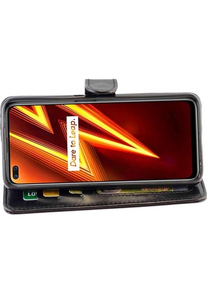 Realme 6 Pro Için Flip Case Kart Tutucu Kickstand Pu Deri Manyetik (Yurt Dışından) fırsatları