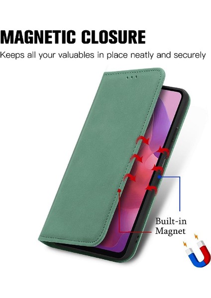 Motorola Moto G24 Flip Kapak Cüzdan Için Flip Case Basit Iş Deri (Yurt Dışından) fırsatları