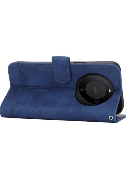 Huawei Mate 60 Pro Için Flip Case Manyetik Kapatma Bileklik Premium Nakit (Yurt Dışından)