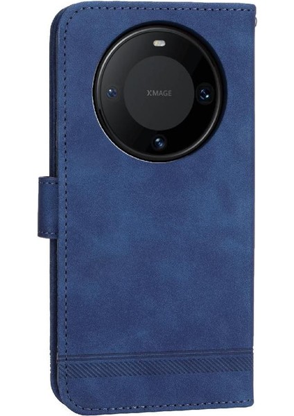 Huawei Mate 60 Pro Için Flip Case Manyetik Kapatma Bileklik Premium Nakit (Yurt Dışından)