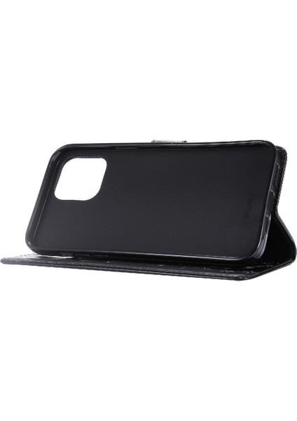 IPhone 14 Için Filp Durumda Artı Pu Deri Bilek Kayışı Kart Tutucu Manyetik (Yurt Dışından)