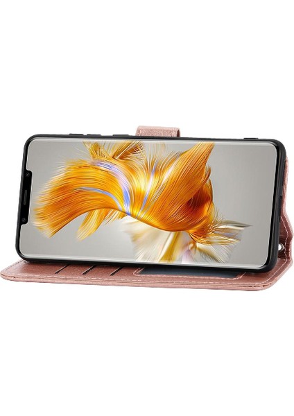 Huawei Mate 50 Pro Için Flip Case Kayış Kart Tutucu Manyetik Kapatma Pu (Yurt Dışından)