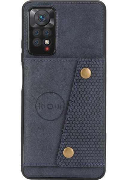 Cüzdan Durumda Xiaomi Redmi Not 11 4g Buit Demir Cüzdan Kılıf Kickstand (Yurt Dışından)
