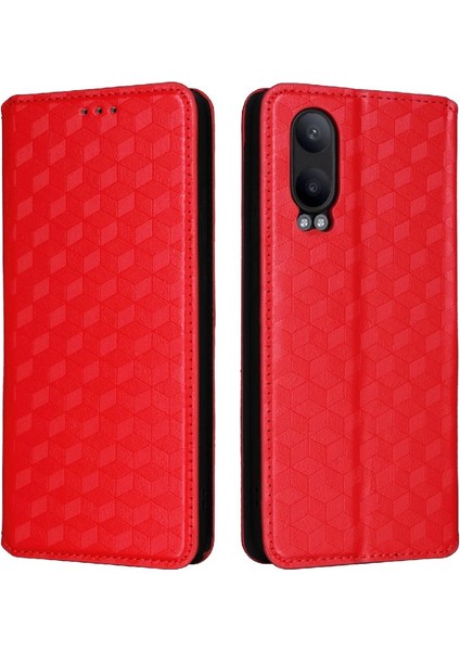 Oneplus Nord Ce4 Lite 5g Manyetik Kapatma Pu Deri Cüzdan 3D (Yurt Dışından)
