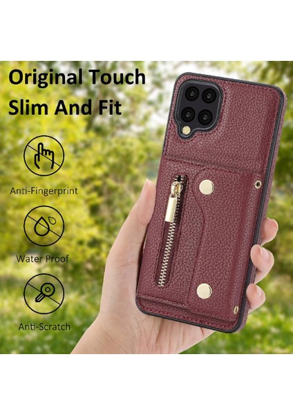 Samsung Galaxy A12 Mini Sırt Çantası Uzun Kayış Büyük Kapasiteli Kart (Yurt Dışından) modelleri