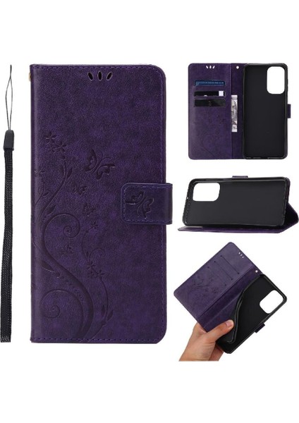 Samsung Galaxy A73 5g Manyetik Kapatma Pu Deri Kickstand Için Filp Durumda (Yurt Dışından)