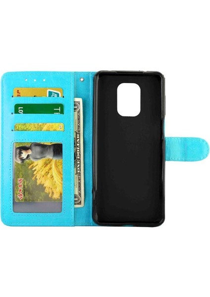 Xiaomi Redmi Not 9 Için Flip Case Pro Max Kart Tutucu Manyetik Kapatma Pu (Yurt Dışından)