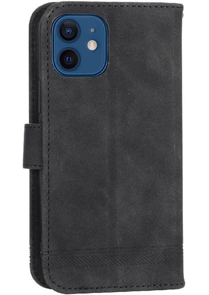 IPhone 12 Için Flip Case Premium Nakit Cep Bileklik Kart Yuvaları Manyetik (Yurt Dışından)