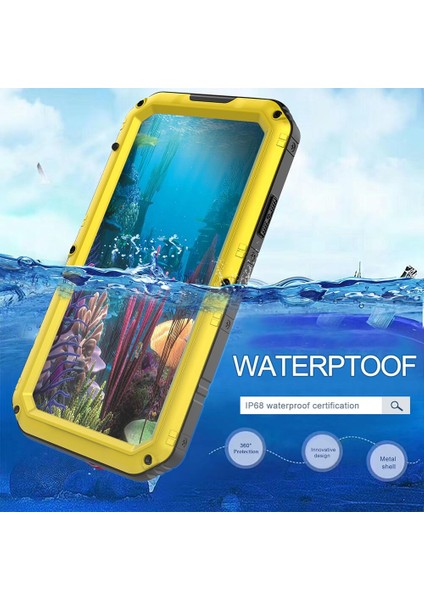 Iphone Xr Için Su Geçirmez Kılıf Metal Tam Vücut IP68 Su Geçirmez Tam Ağır (Yurt Dışından) fırsatları