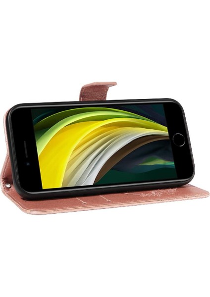 IPhone 7/8 Için Flip Case Yüksek Kalite Deri Ayrılabilir El Kayışı ile (Yurt Dışından)