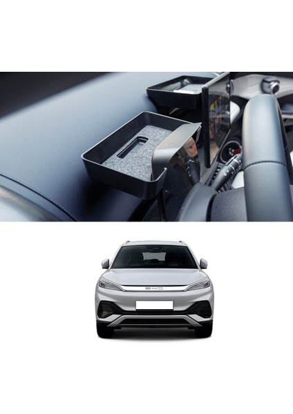 Byd Atto 3 Ön ve Orta Ekran Arkası Düzenleyici Seti, Kaymaz Yüzey Kaplamalı, Siyah Renk Seçeneği Ile