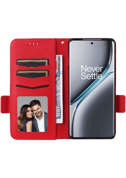 Oneplus Ace 3 Pro Için Flip Case Yan Toka Cüzdan Kart Yuvaları Tutucu Pu (Yurt Dışından) indirimleri